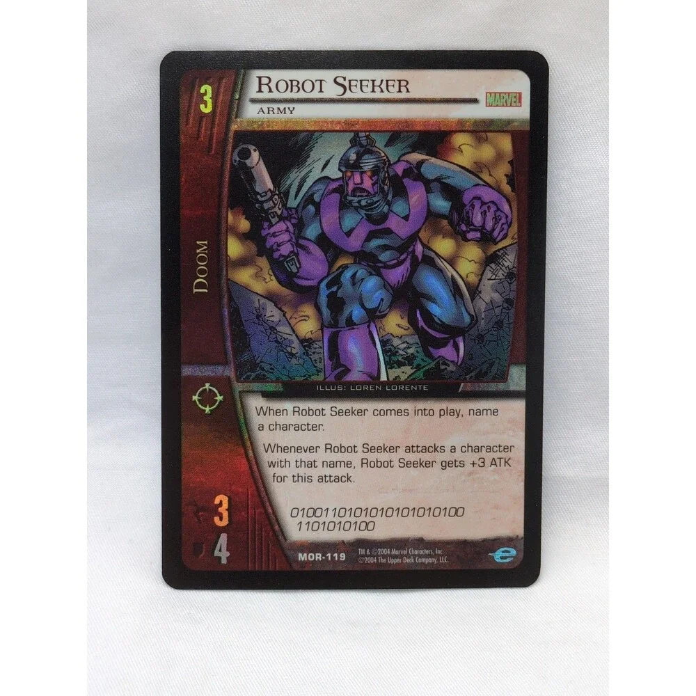 Foil Robot Seeker Vs System Origins Common Card MOR-119